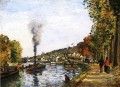 El Sena en Marly 1871 Camille Pissarro Paisajes arroyo